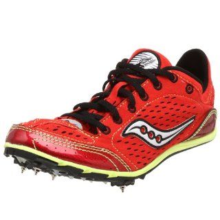  Saucony Womens Endorphin LD Running Shoe,Red/Green,7 M Shoes