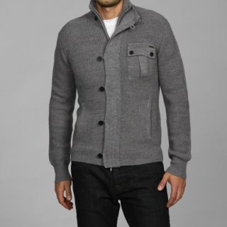 Antony Morato Mens Slim Fit Stand Collar Wool Blend Sweater