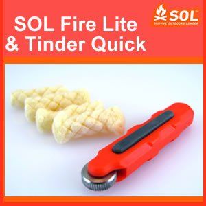 SOL FireLite and Tinder Quick Fire Starter Sports