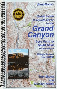 Colorado River in The Grand Canyon Map   4th E RiverMaps