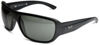 Ray Ban Sunglasses RB4150 601S Matte Black/Crystal Green