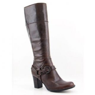 Size 11 Brown Boots Knee Leather Fashion   Knee High Boots Shoes