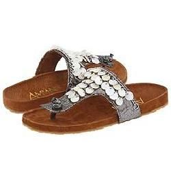 Amiana Kids 15 AO455 (Youth) Grey Iridescent Sandals