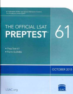 Test 61/Form Olsn86/October 2010 (Paperback) Today $7.59