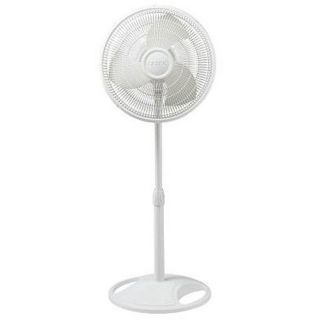 Lasko 2520 16 inch White Oscillating Stand Fan