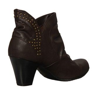 Sam & Libby Womens Bigtrend Studded Ankle Booties FINAL SALE