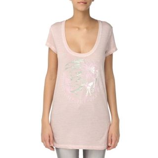DIESEL T shirt Taura Femme Rose   Achat / Vente T SHIRT DIESEL T shirt