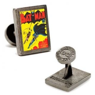 Batman First Issue Comic Book Cover Cufflinks Clothing