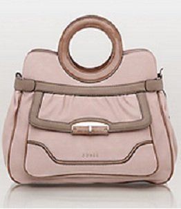 GUESS Leya Cut Out Tote (Rose) Clothing