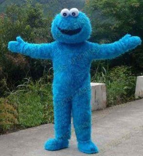 Sesame Street Cookie Monster Mascot Costume Fancy Dress