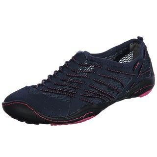 41 Womens Momentus Navy and Pink Athletic Slip on