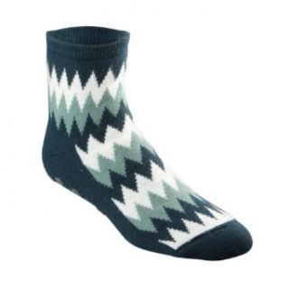 FootSmart Mens / Womens Angora Wool Bed Socks, Zig Zag