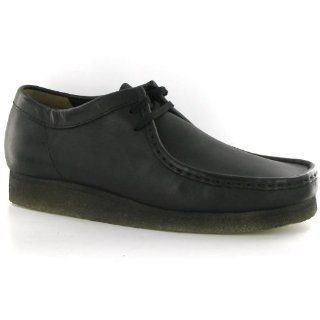 Clarks Originals Wallabee Black Leather Mens Shoes Shoes