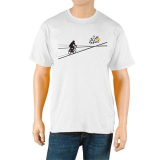 Le Tour de France Mens Poster White Official T Shirt