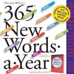 Cal 2012 365 New Words a year (Calendar)