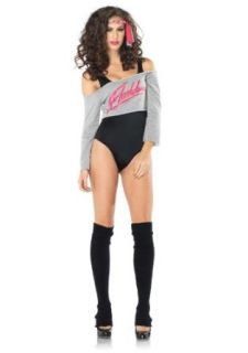 Leg Avenue Women S 4 Piece Flashdance Bodysuit Set With