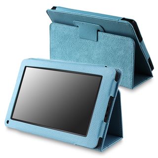Blue Leather Case with Stand for  Kindle Fire