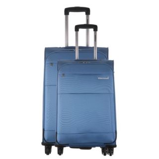 de 2 valises cargese bleu   34x56x16 / 40x66x23cm   1/5kg   34