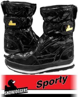 Original Rubberduck Snowjoggers (Sporty Quilted Shiny Black) Shoes