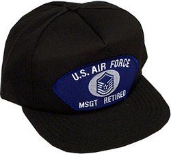 U.S. Air Force MSGT Retired Ballcap Clothing