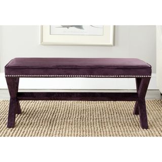 Purple Nailhead X Bench