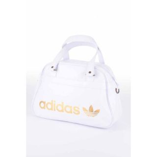 ADIDAS sac shopping bowling bar 39 cm blanc   Le sac Adidas bowling