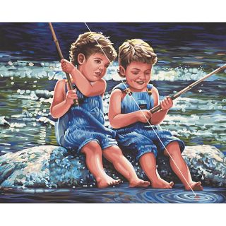 Fishin Pals Paint By Number Kit (20 x 16)