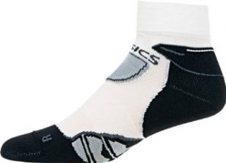 ASICS Kayano II Quarter Running Socks,white/Black/Grey,XS