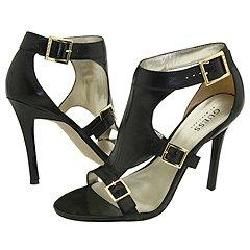 GUESS by Marciano Delicacy Black Leather Sandals  