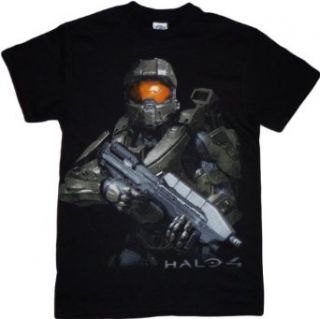 Halo 4 Master Chief Battle Ready Mens Black T Shirt