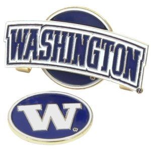 Washington Huskies NCAA Hat Clip w/ Golf Ball Marker