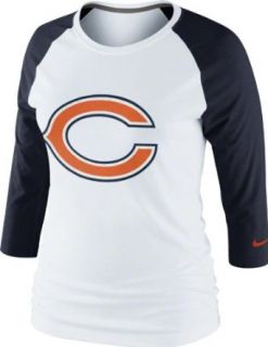 Chicago Bears Womens 3rd N Long 3/4 Sleeve Raglan Shirt