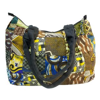 Fabric Patchwork Large Original Hobo Bag (Kenya)