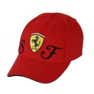Ferrari Red Shield SF Logo Cap Clothing