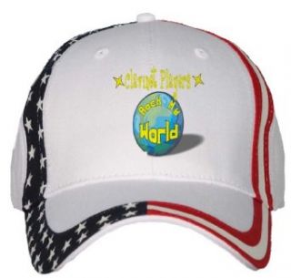 Clarinet Players Rock My World USA Flag Hat / Baseball Cap