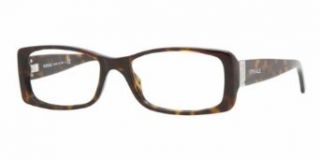 Versace Womens 3138 Laced Black Frame Plastic Eyeglasses