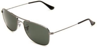 Aviator Sunglasses,Gunmetal Frame/Green Lens,56 mm Ray Ban Shoes