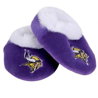 Minnesota Vikings Baby Bootie Slippers