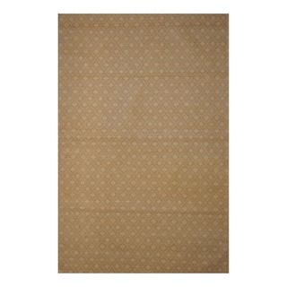 Indo Hand tufted Flat Weave Beige/ Brown Kilim Rug (56 x 8