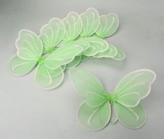Party Favor Butterfly Wing (Set of 6) Color Green