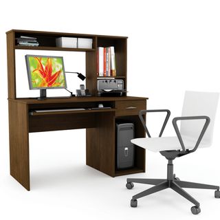 Sonax Urban Maple 47 inch Desk with Hutch