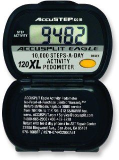 ACCUSPLIT AE120XL Pedometer, Steps Only
