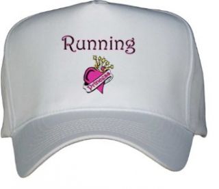 Running Princess White Hat / Baseball Cap Clothing