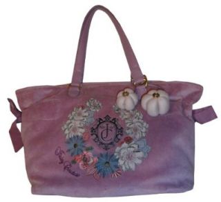  Womens Juicy Couture Purse Handbag Bella Tote Dusty Orchid Shoes