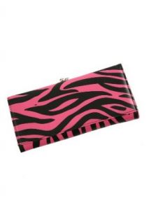Pink Zebra Clutch Wallet Clothing