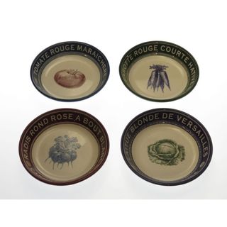 Certified International French Market Assorted Soup/ Pasta Bowls