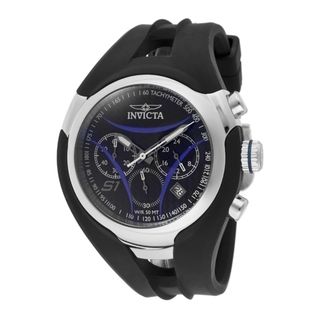Invicta Mens S1/Nitro Black Polyurethane Watch