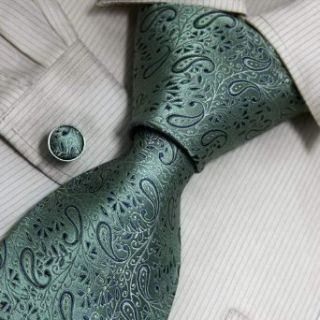 Green Pattern Men in Ties Turquoise Stripes Christmas