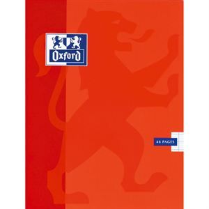 Cahier 48 Pages 17x22cm ROUGE   Achat / Vente CAHIER OXFORD Cahier 48