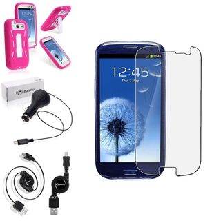 BasAcc Case/ Screen Protector/ Charger for Samsung© Galaxy S3